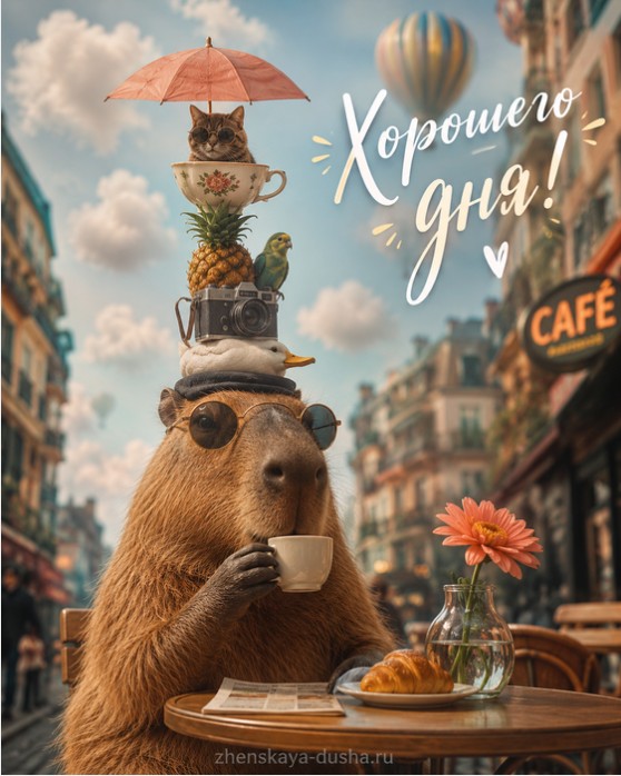 Позитивные прикольные картинки хорошего дня